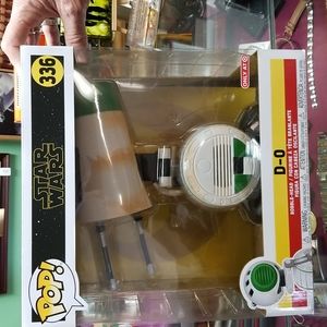 Funco POP Star Wars #336 bobblehead figure, 10" tall, white and grey.